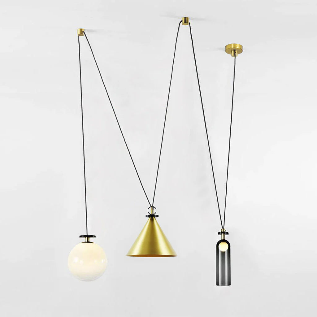Geometric Shape Art Modern Chandelier - Blowlighting