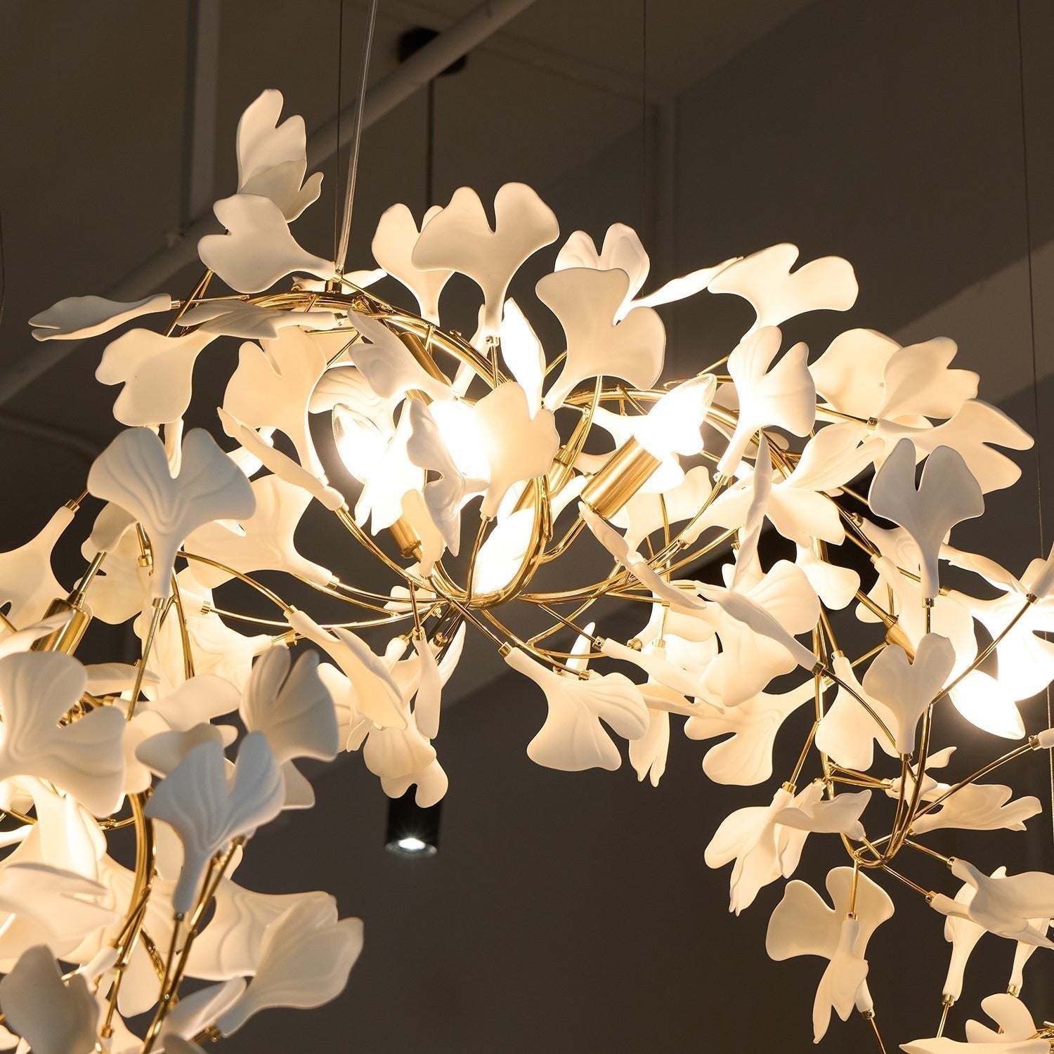 Gingko Chandelier C - Blowlighting