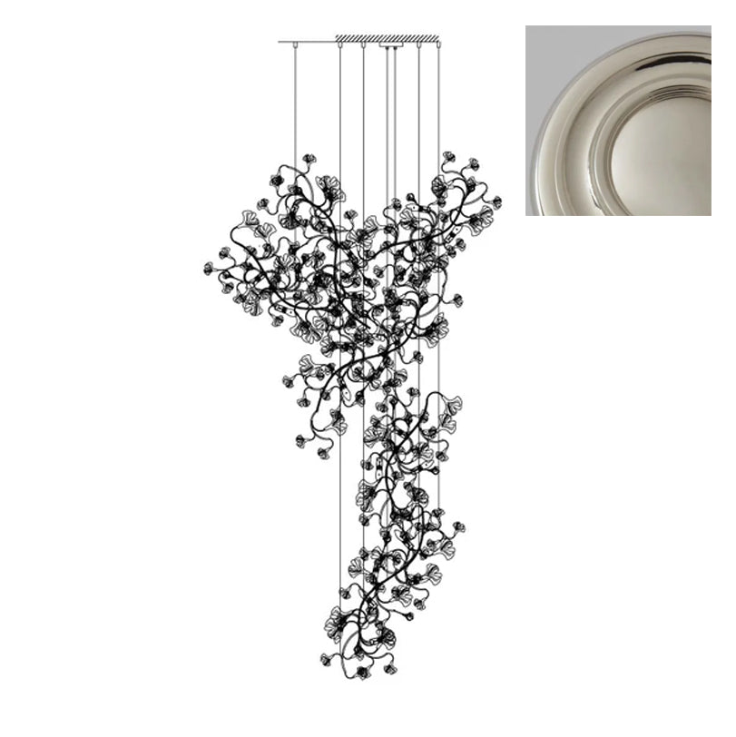 Gingko Chandelier F Style Nature-Inspired Elegance - Letslighting