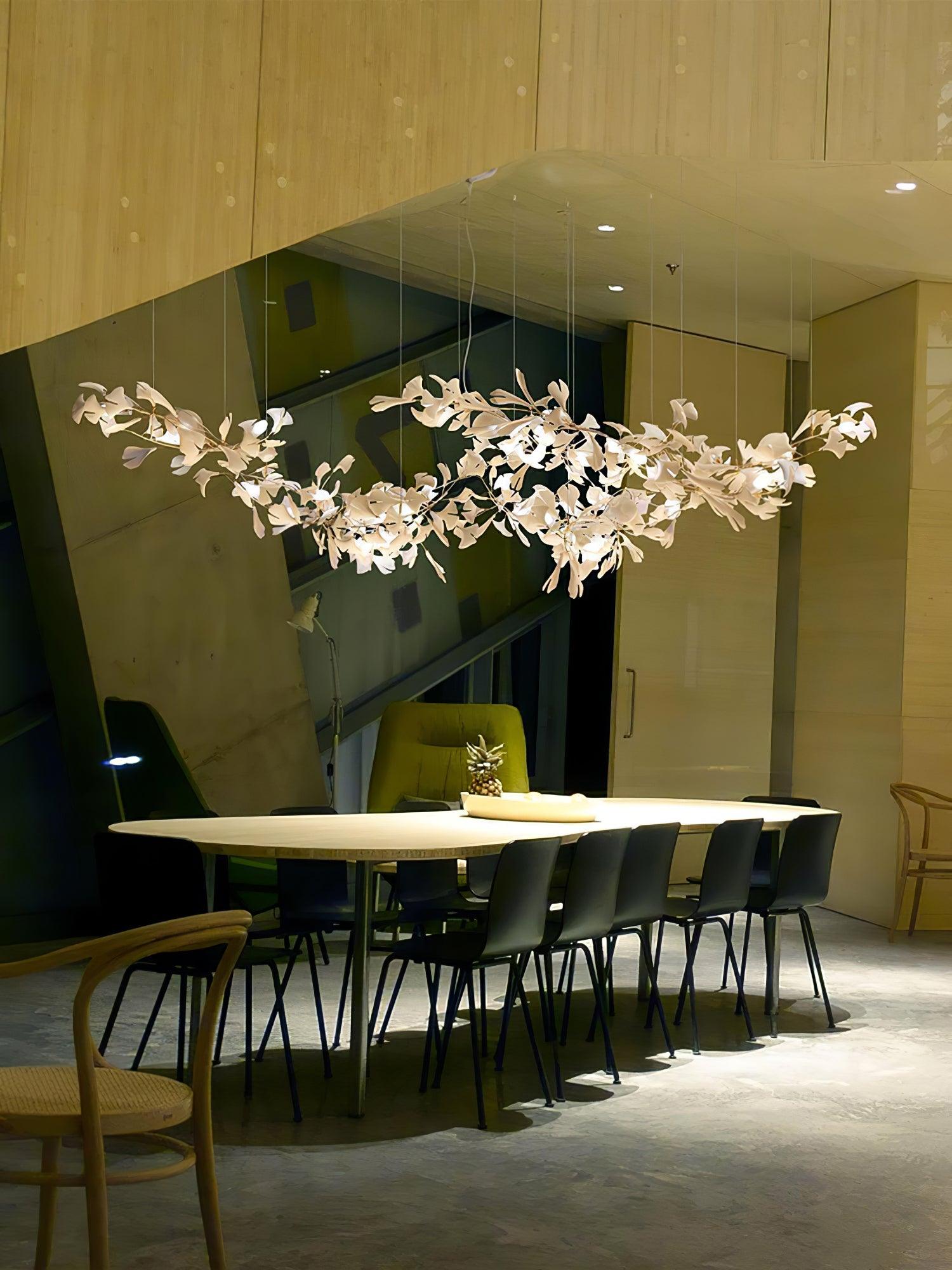 Vashayra Floral Capiz Shell Chandelier - Blowlighting