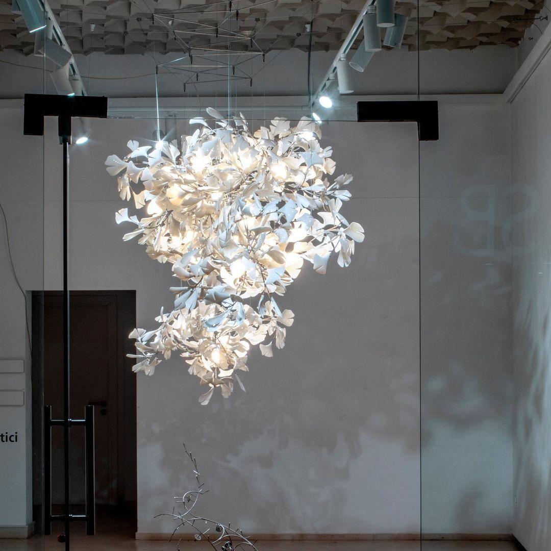 Gingko Chandelier C - Blowlighting