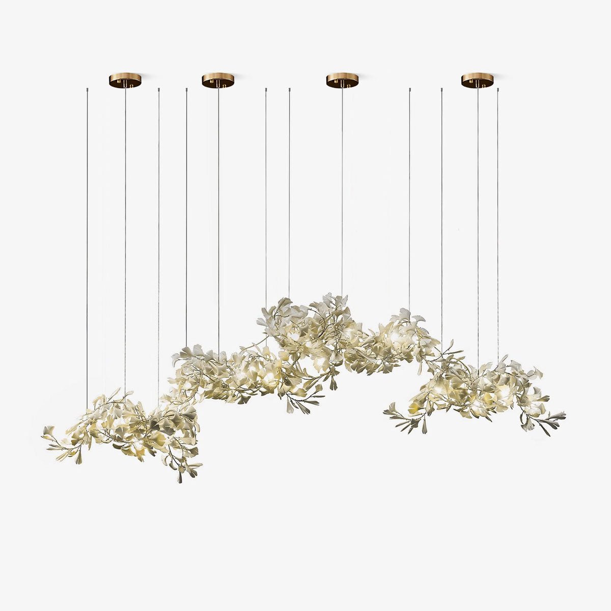 Gingko Chandelier C - Blowlighting