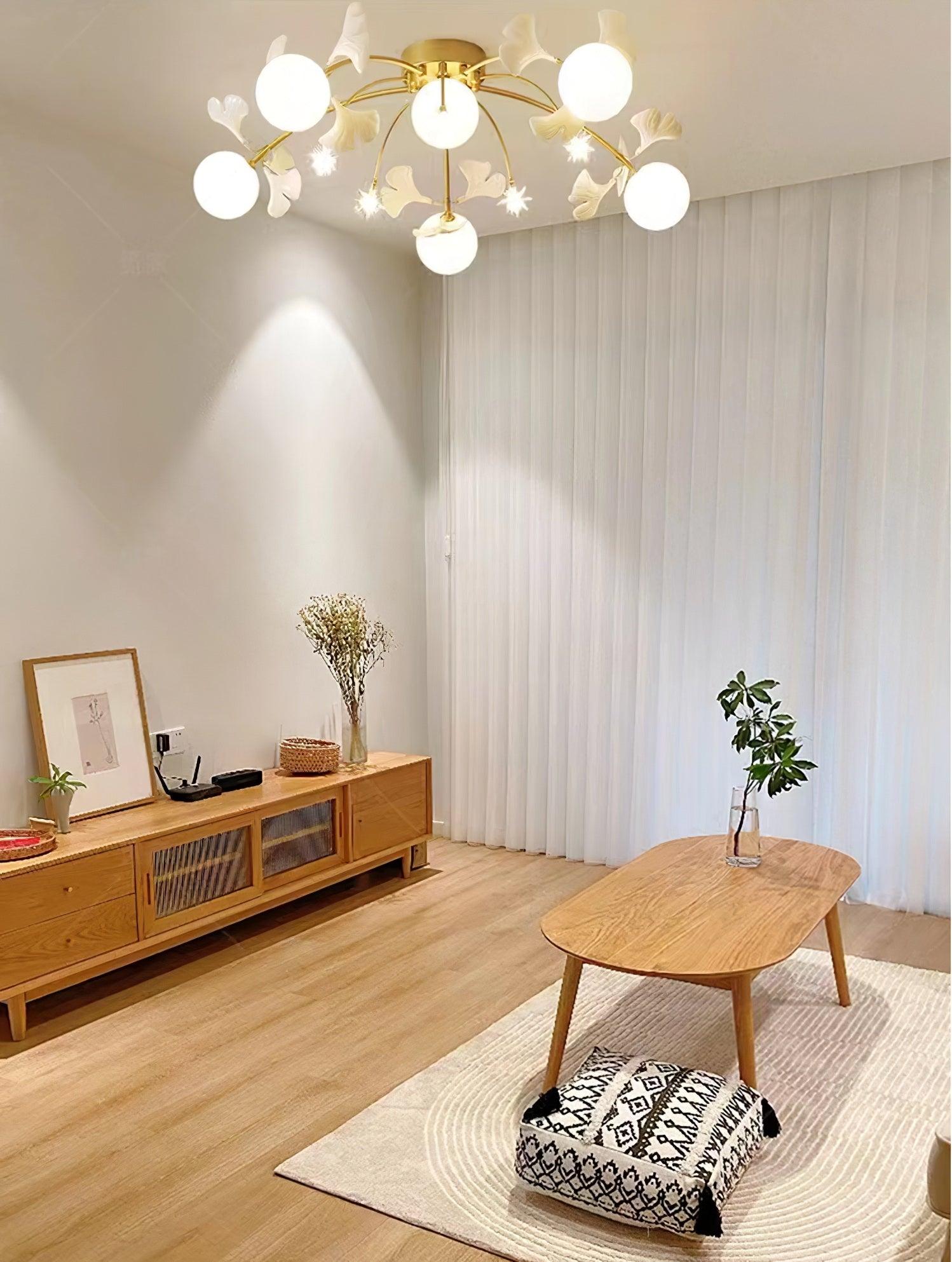 Ginkgo Glass Ceiling Lamp - Blowlighting