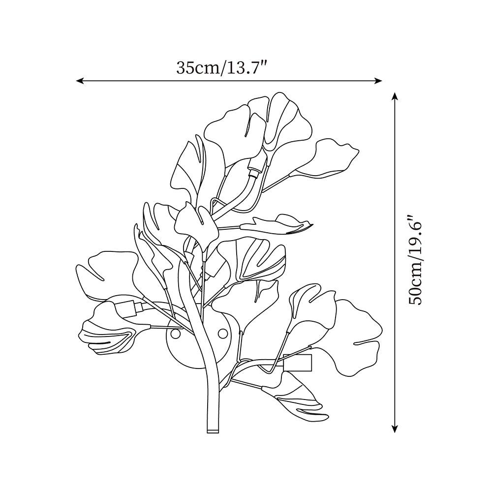 Neiman Wall Lamp Ginkgo - Letslighting