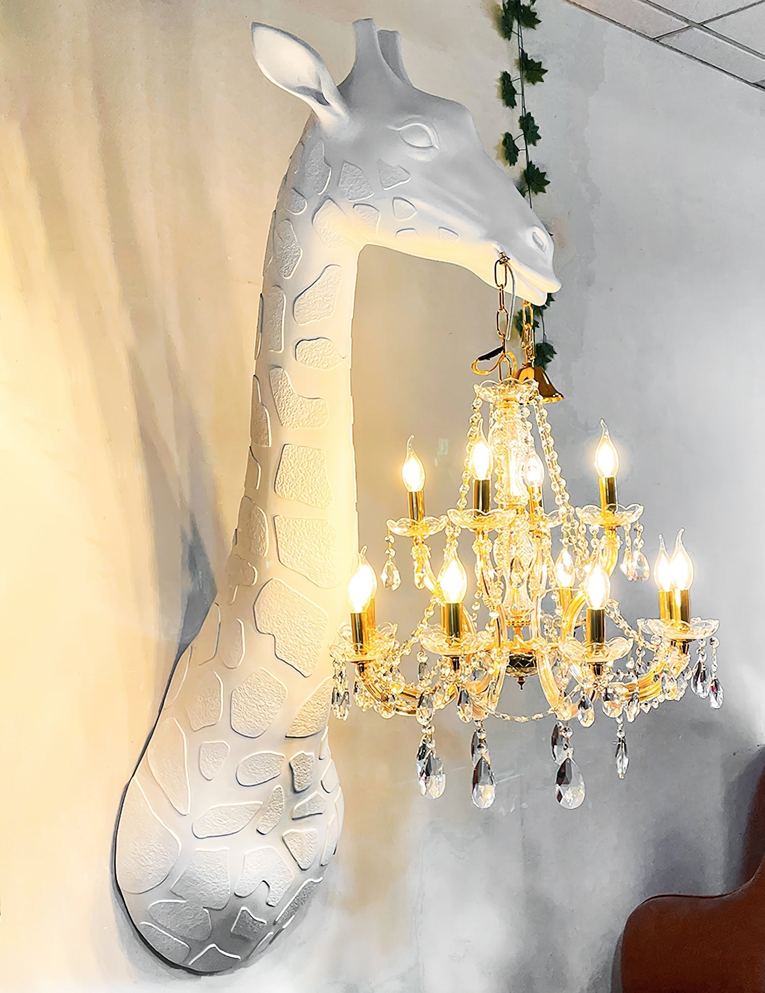 Giraffe Wall Lamp Artistic Sculpture Chandelier - Letslighting