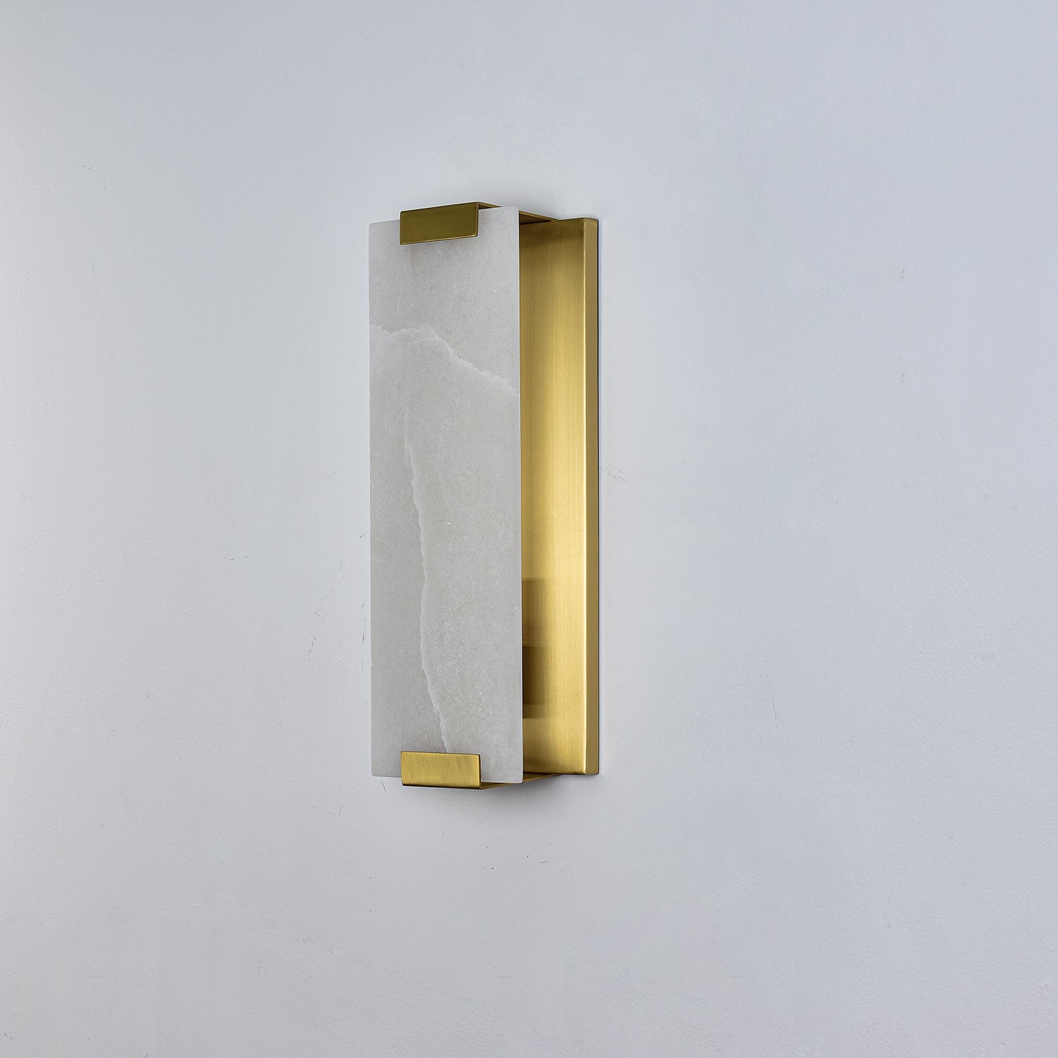 Arrina Rectangular Alabaster Wall Light - Letslighting