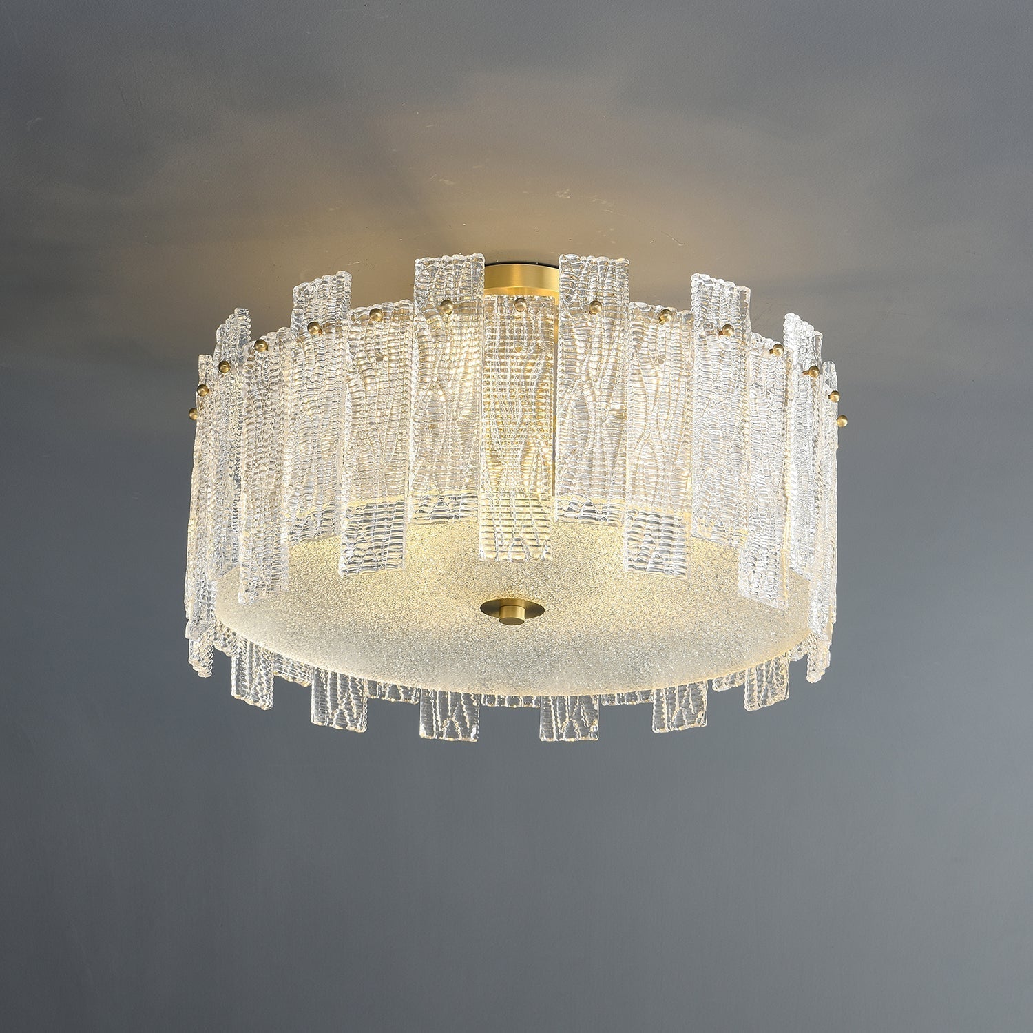 Glacier Cascade Ceiling Light - Blowlighting