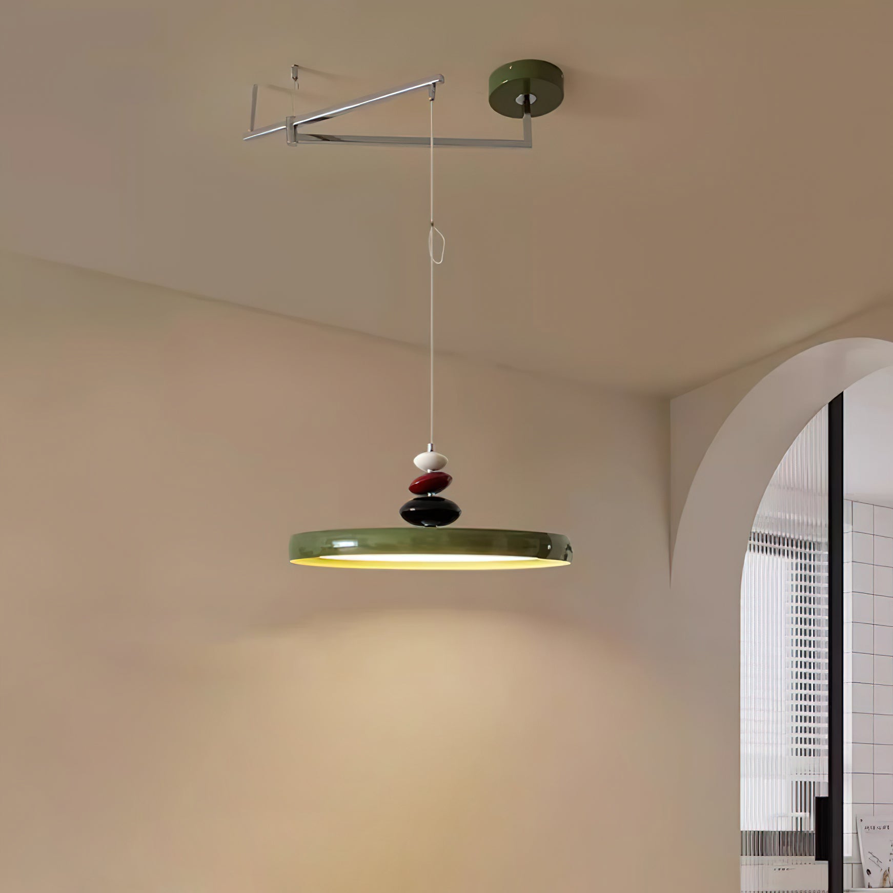 Pendant Lamp and Acrylic Round Shade Decorative Modern - Letslighting