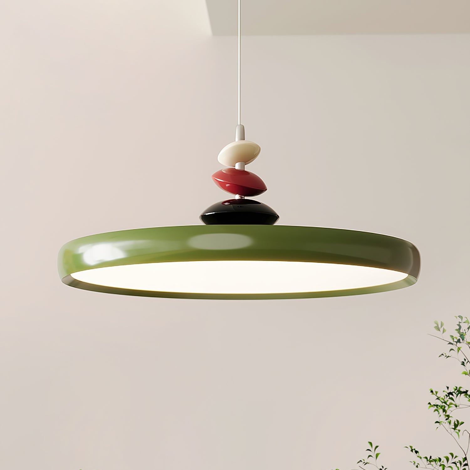 Pendant Lamp and Acrylic Round Shade Decorative Modern - Letslighting