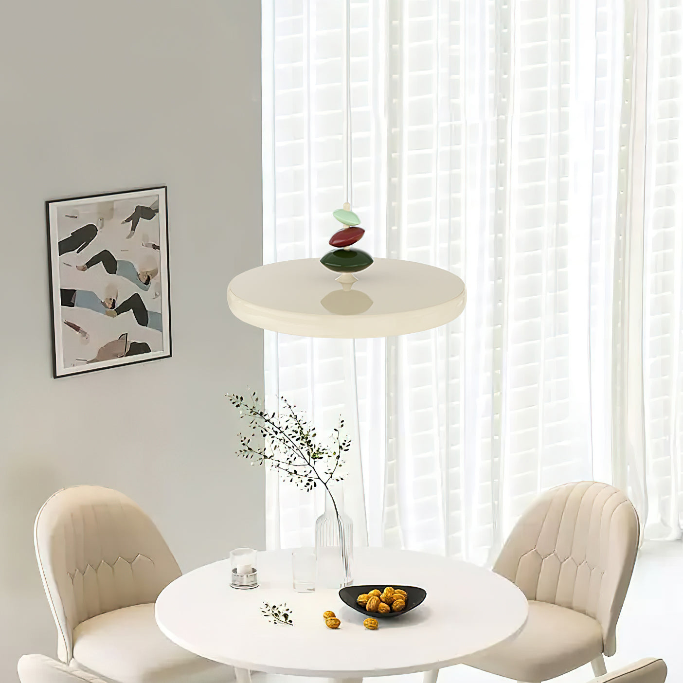 Pendant Lamp and Acrylic Round Shade Decorative Modern - Letslighting