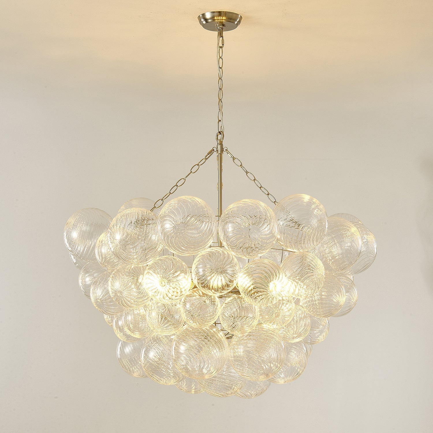 Aurora Chandelier Glass Ball Bubble Modern - Blowlighting