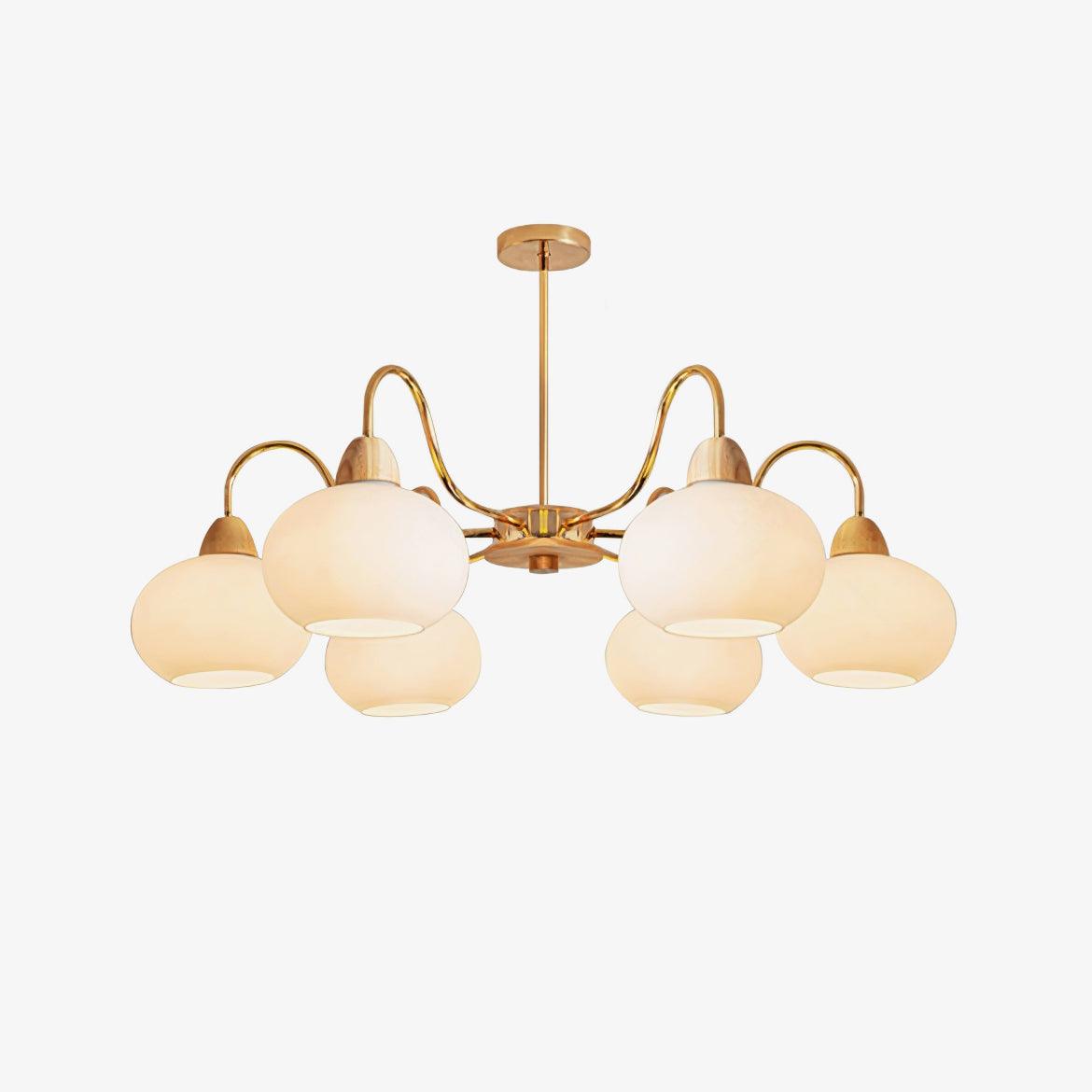 Zevena Glass Chandelier - Letslighting