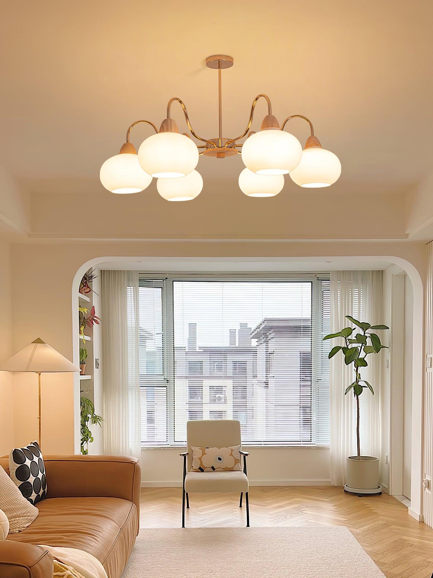 Zevena Glass Chandelier - Letslighting