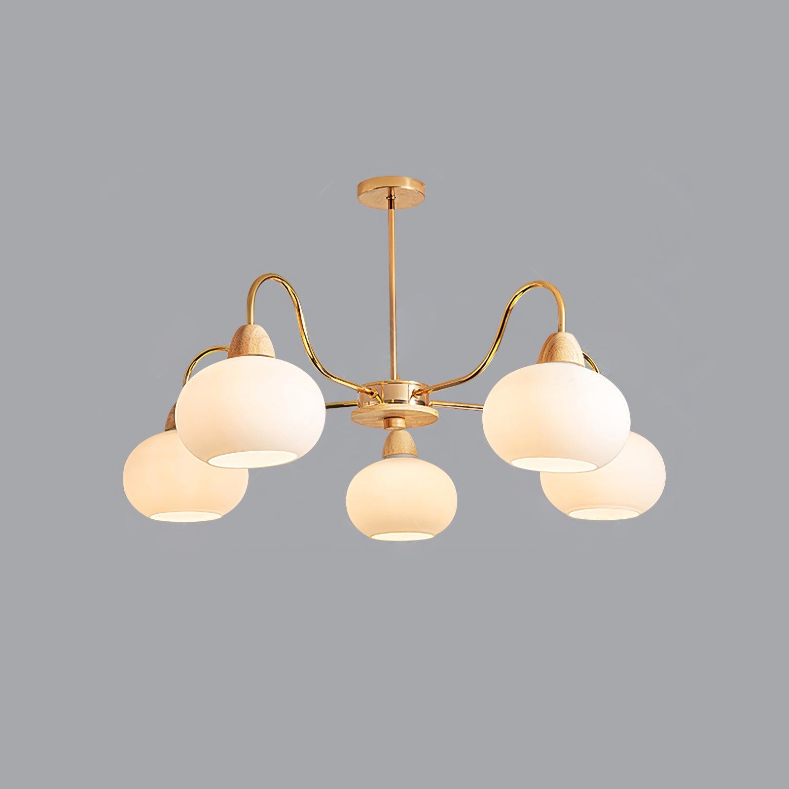 Zevena Glass Chandelier - Letslighting