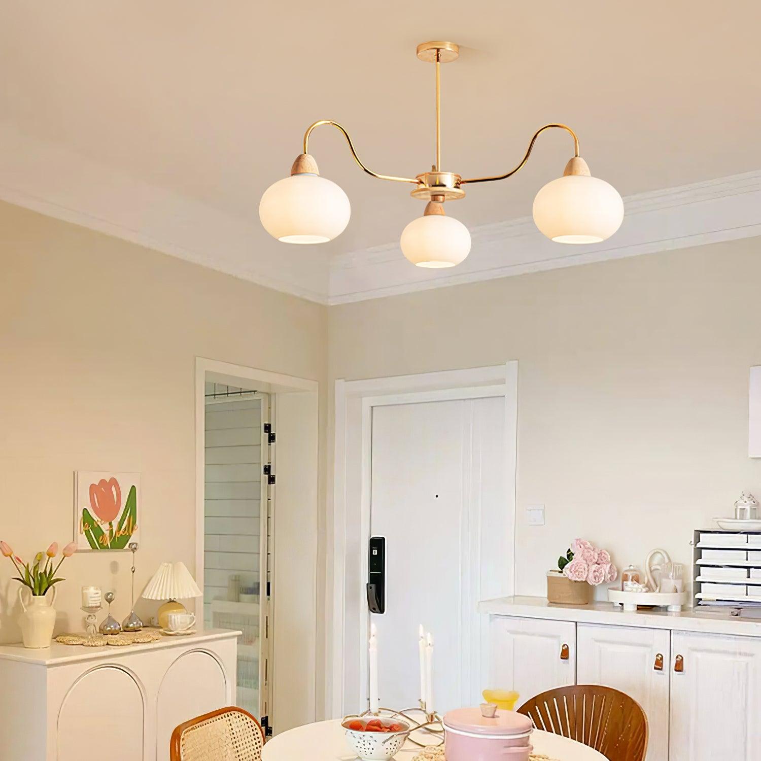 Zevena Glass Chandelier - Letslighting