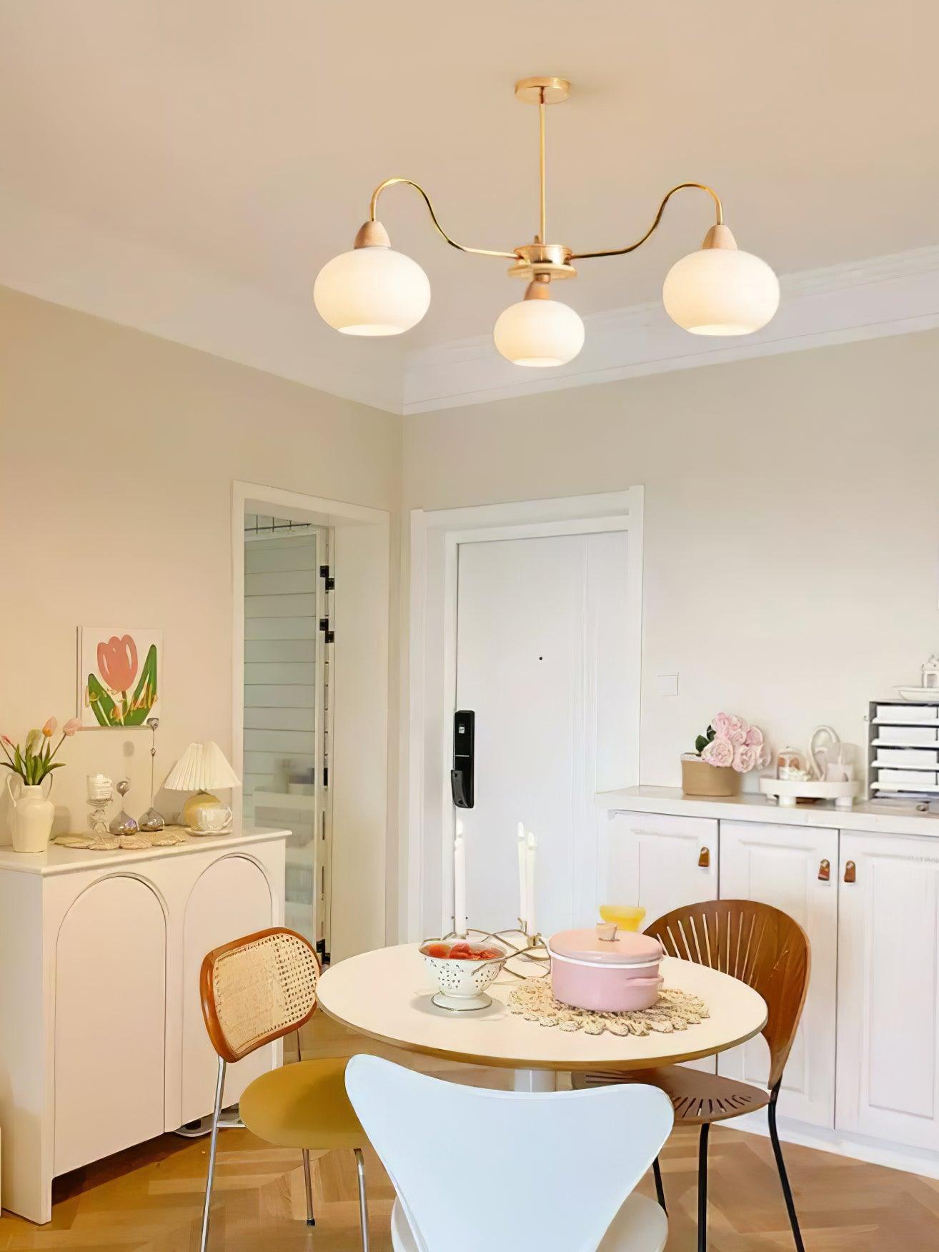 Zevena Glass Chandelier - Letslighting