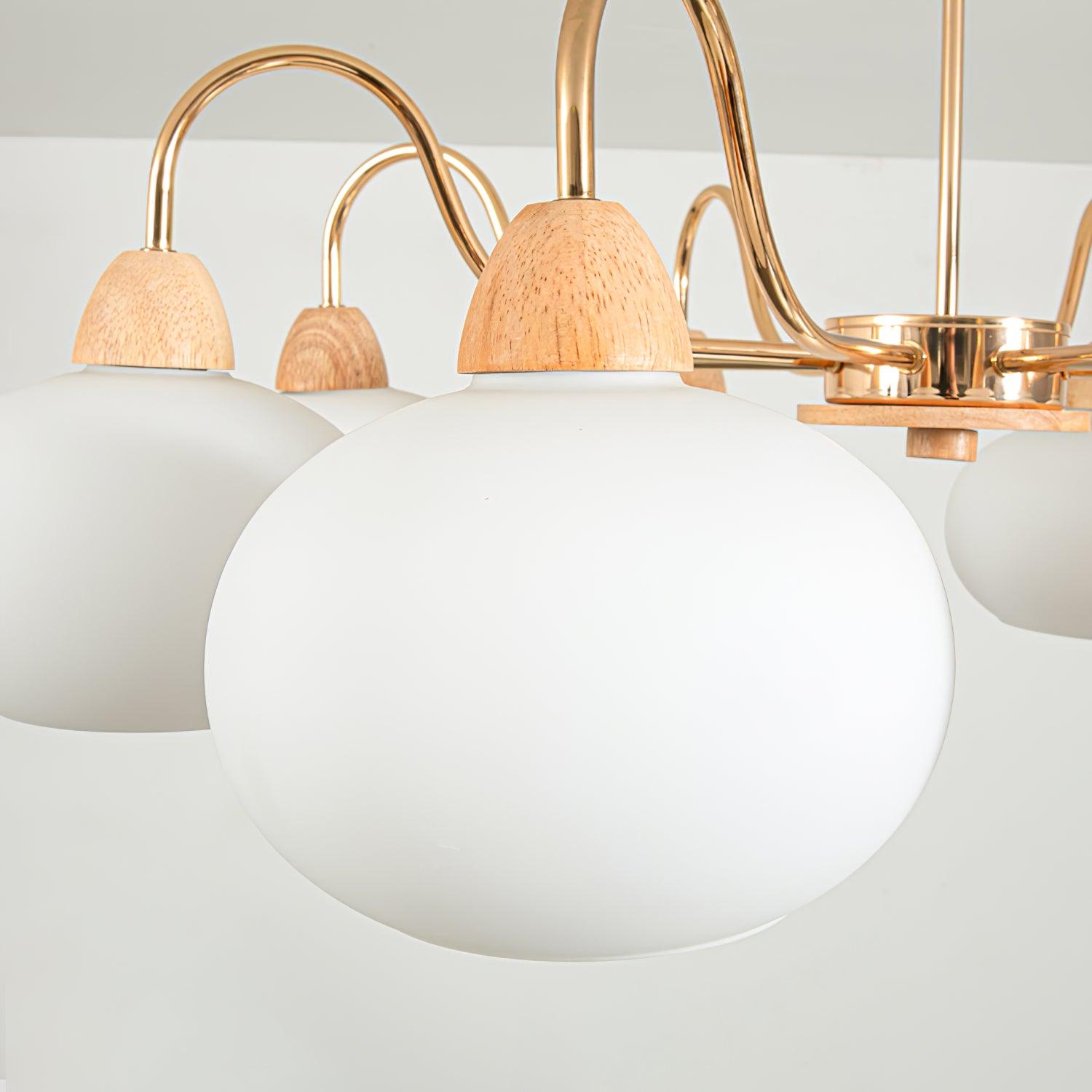 Zevena Glass Chandelier - Letslighting