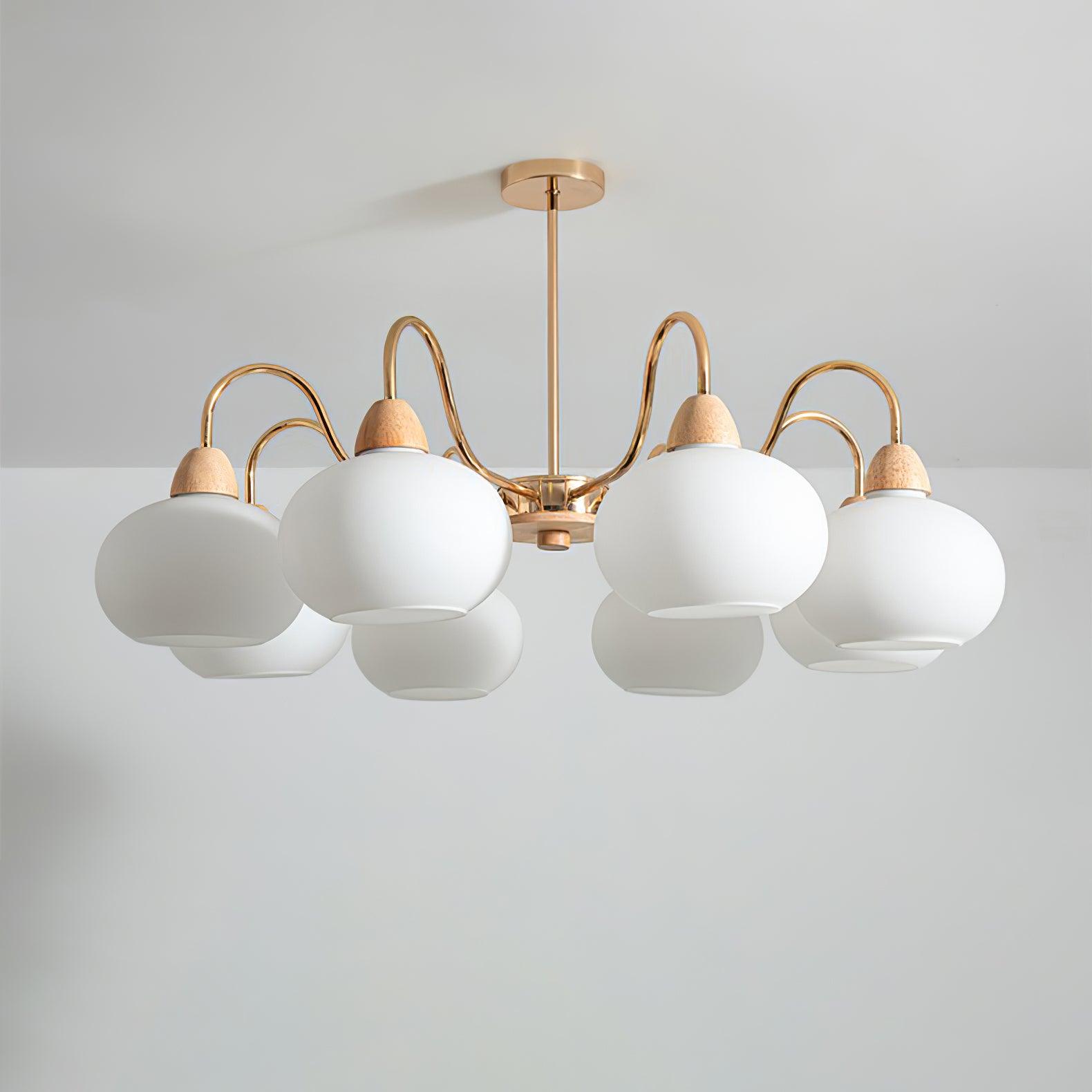 Zevena Glass Chandelier - Letslighting