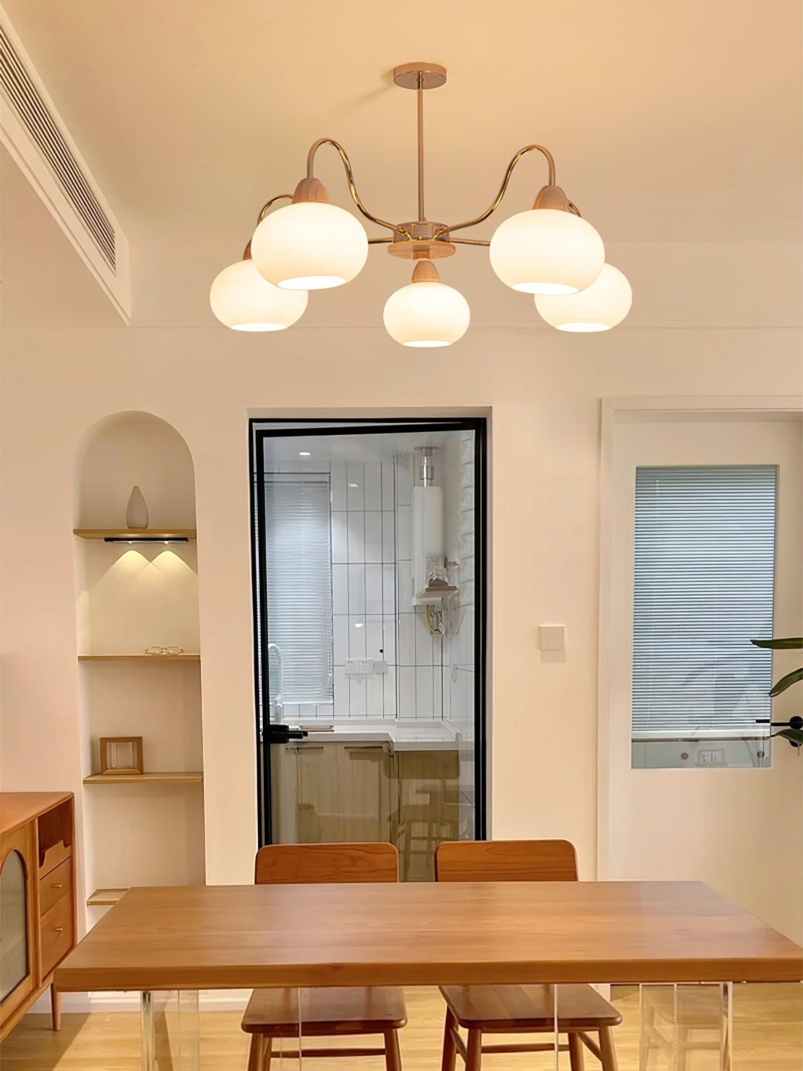 Zevena Glass Chandelier - Letslighting