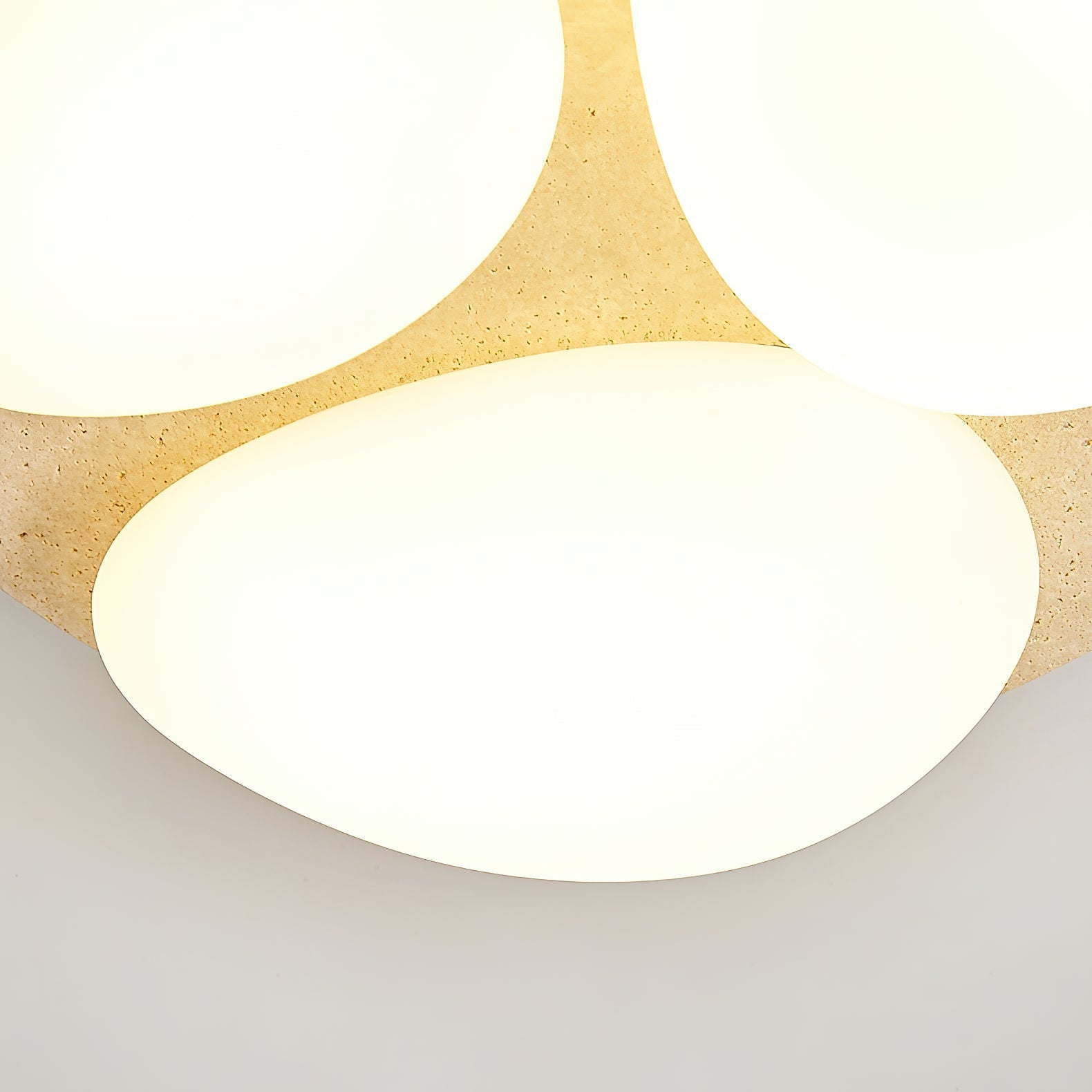 Lylaeen Modern Minimalist Travertine Plastic Ceiling Lamp - Lamp Copper