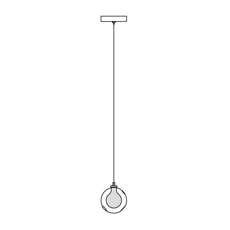 Verona Clear Globe Cluster Chandelier Staircases - Letslighting