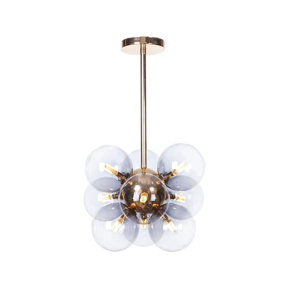 Valentina Minimalisme Rond Suspension Métal/Verre Chambre à coucher