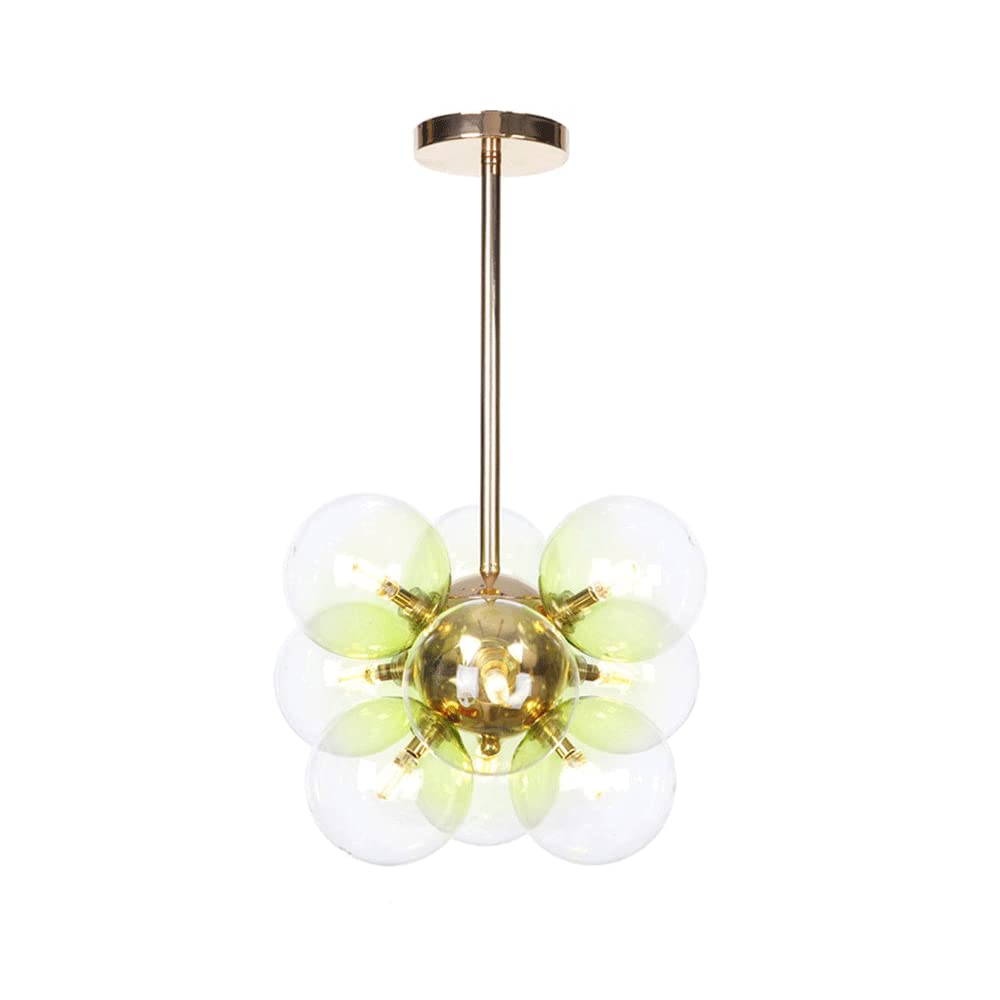 Valentina Minimalisme Rond Suspension Métal/Verre Chambre à coucher