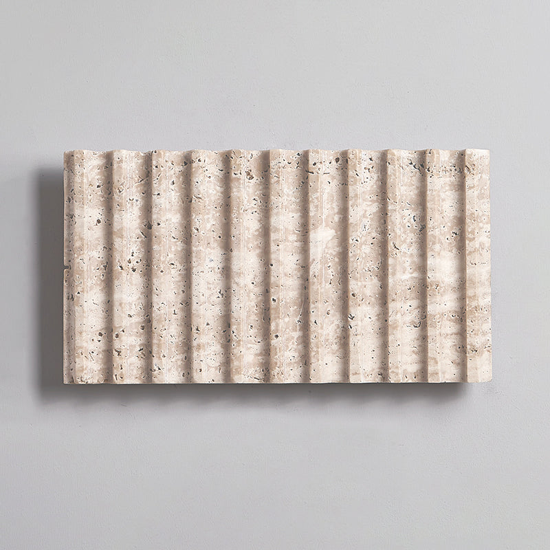 Othaus Modern Minimalist Beige Travertine Wall Lamp - Lamp Copper