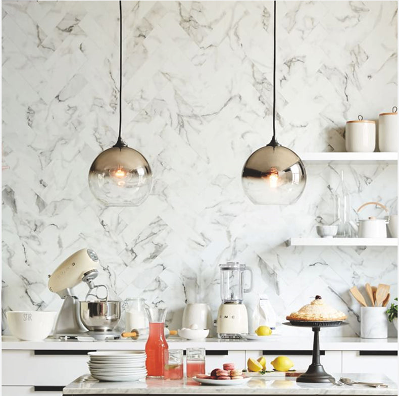 Valentina Lampe Suspendue à Boule de Verre Chambre à Coucher/Salle à Manger