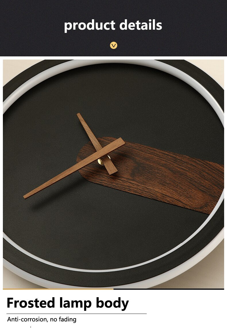 Applique Murale Métal/Bois Ronde Scandinave, Salon