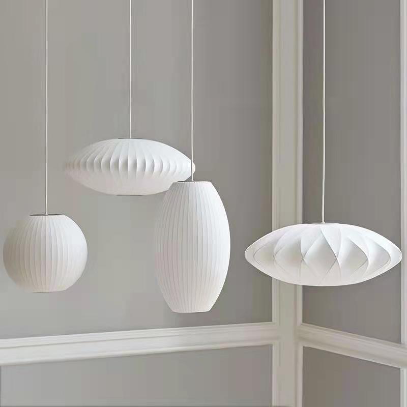 Ritta Suspension Vintage, Métal/Tissu, Blanc, Bar