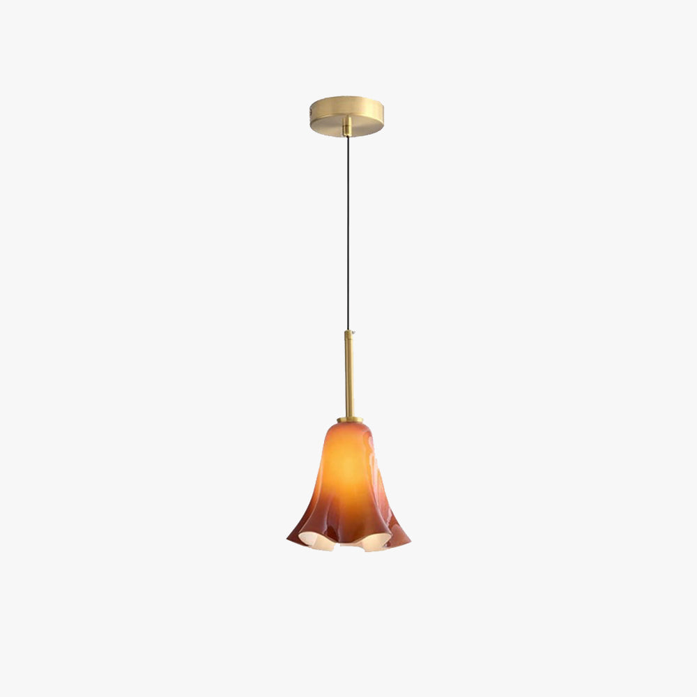 Arisha Vintage Simple Suspension Métal Verre Chambre à Coucher Salon