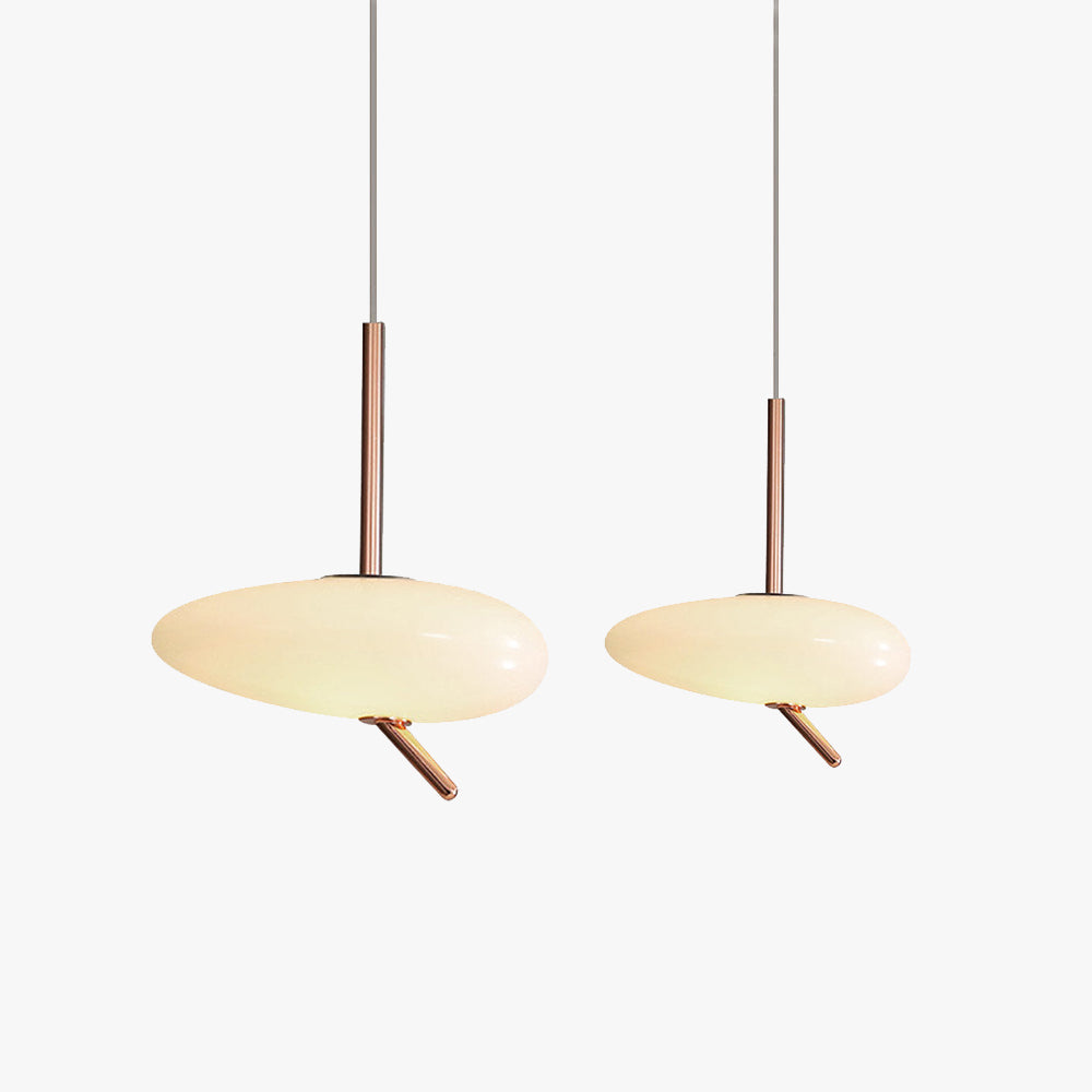 Valentina Suspension Moderne Galets Acrylique Métal Salon