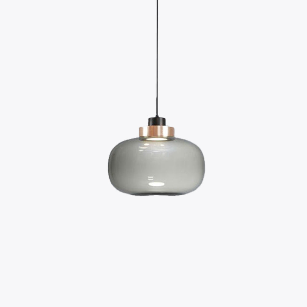 Valentina Moderne LED Suspension Fumée Verre Chambre À Coucher