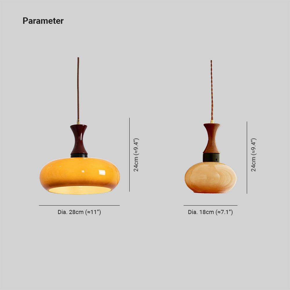 Arisha Vintage LED Verre Suspension Salon