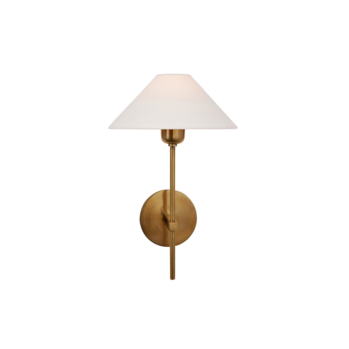 Zosilara Vintage Industrial Brass Fabric Sconce Wall Lamp - Lamp Copper