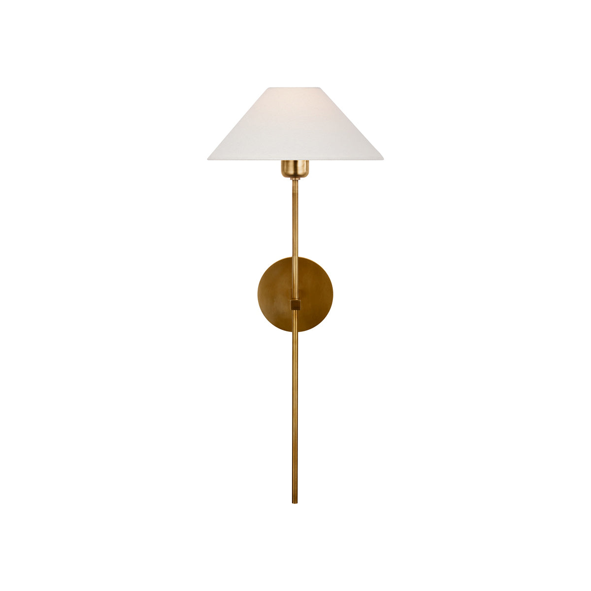 Zosilara Vintage Industrial Brass Fabric Sconce Wall Lamp - Lamp Copper