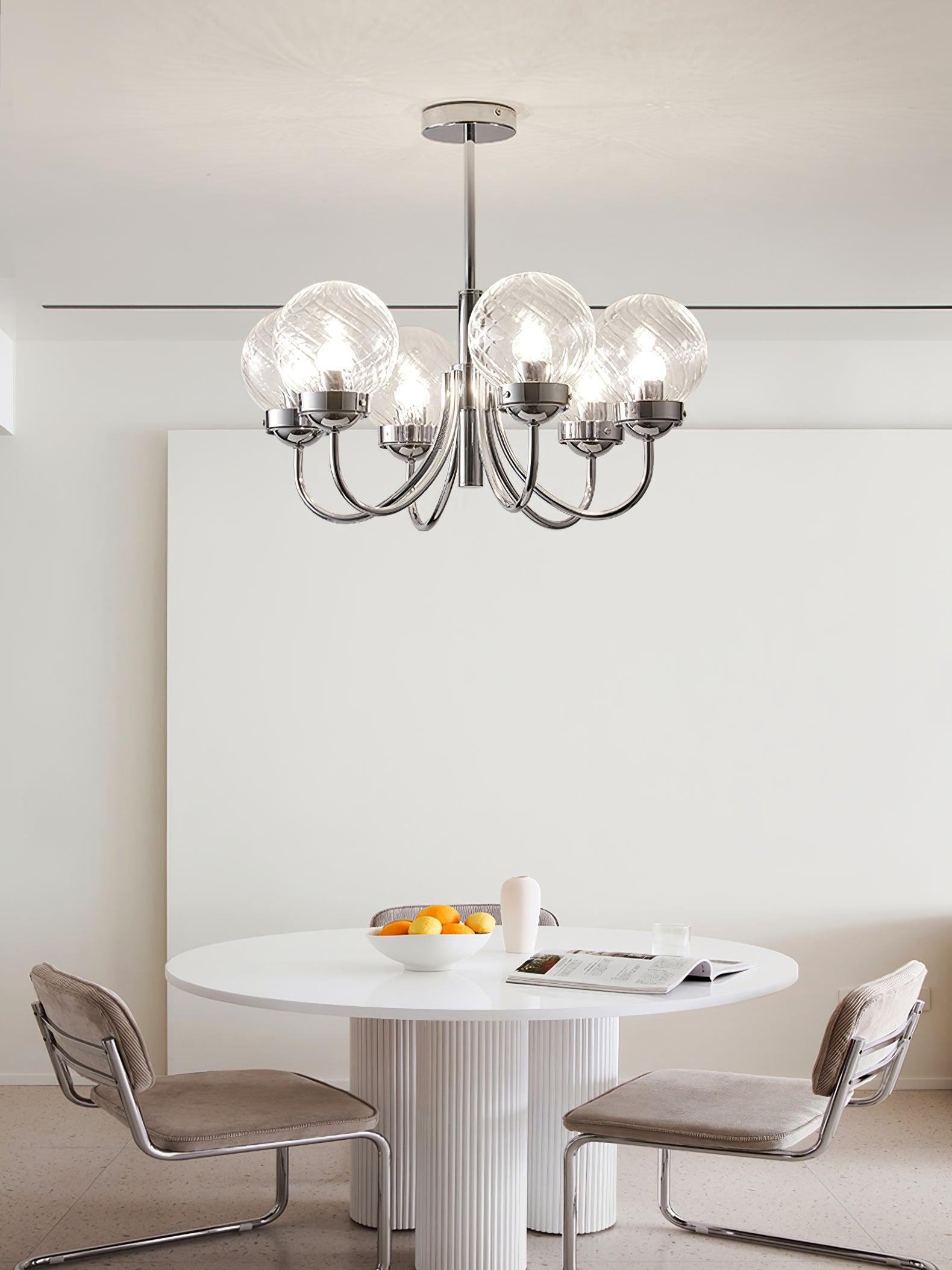 Armiriel Elegance Nordic Glass Metal Chandelier - Blowlighting