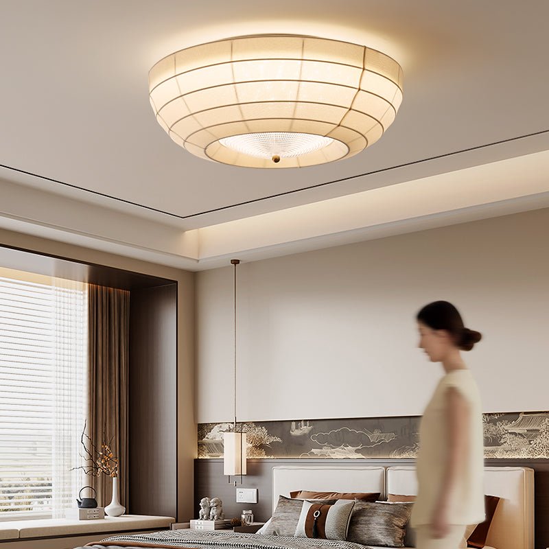 Hana Plafonnier Élégant Minimaliste en Tissu