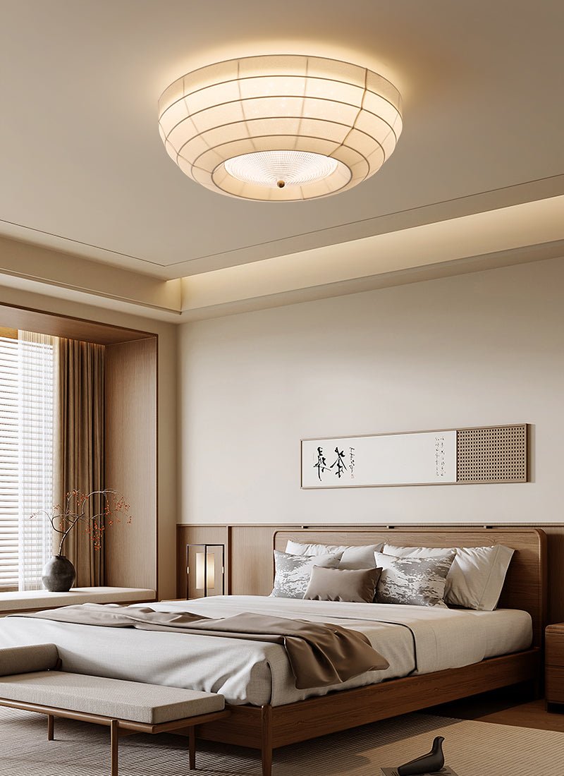 Hana Plafonnier Élégant Minimaliste en Tissu