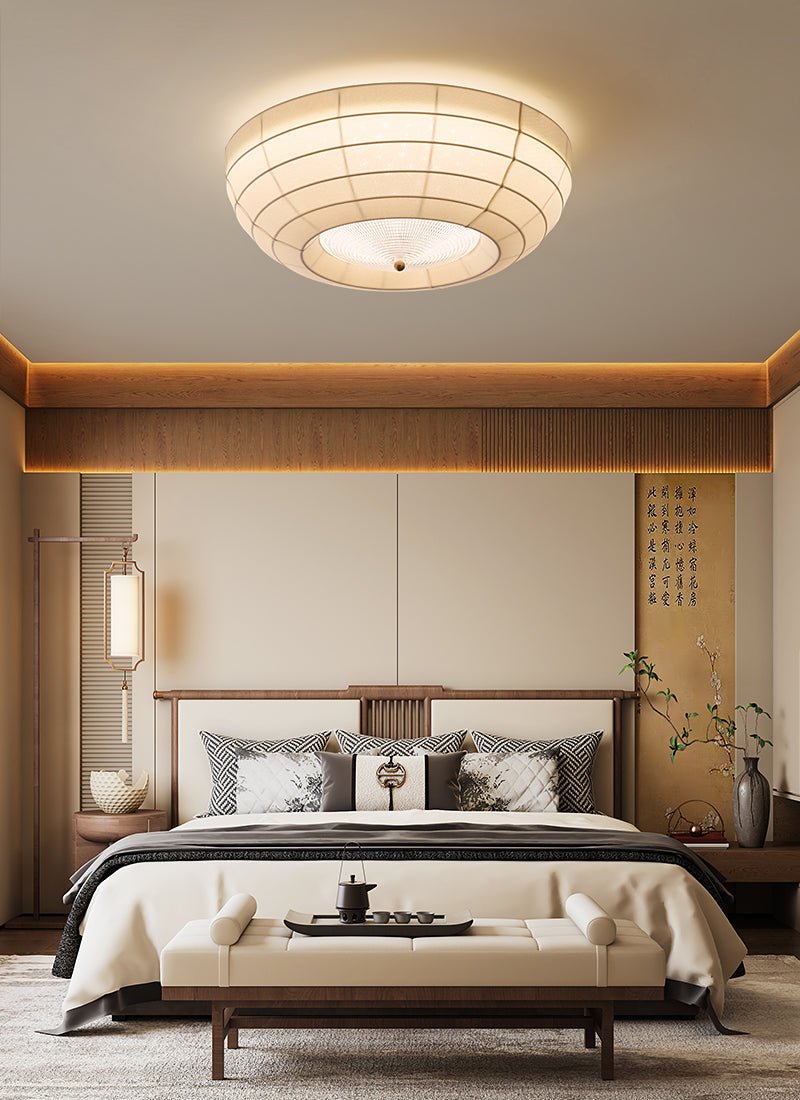 Hana Plafonnier Élégant Minimaliste en Tissu