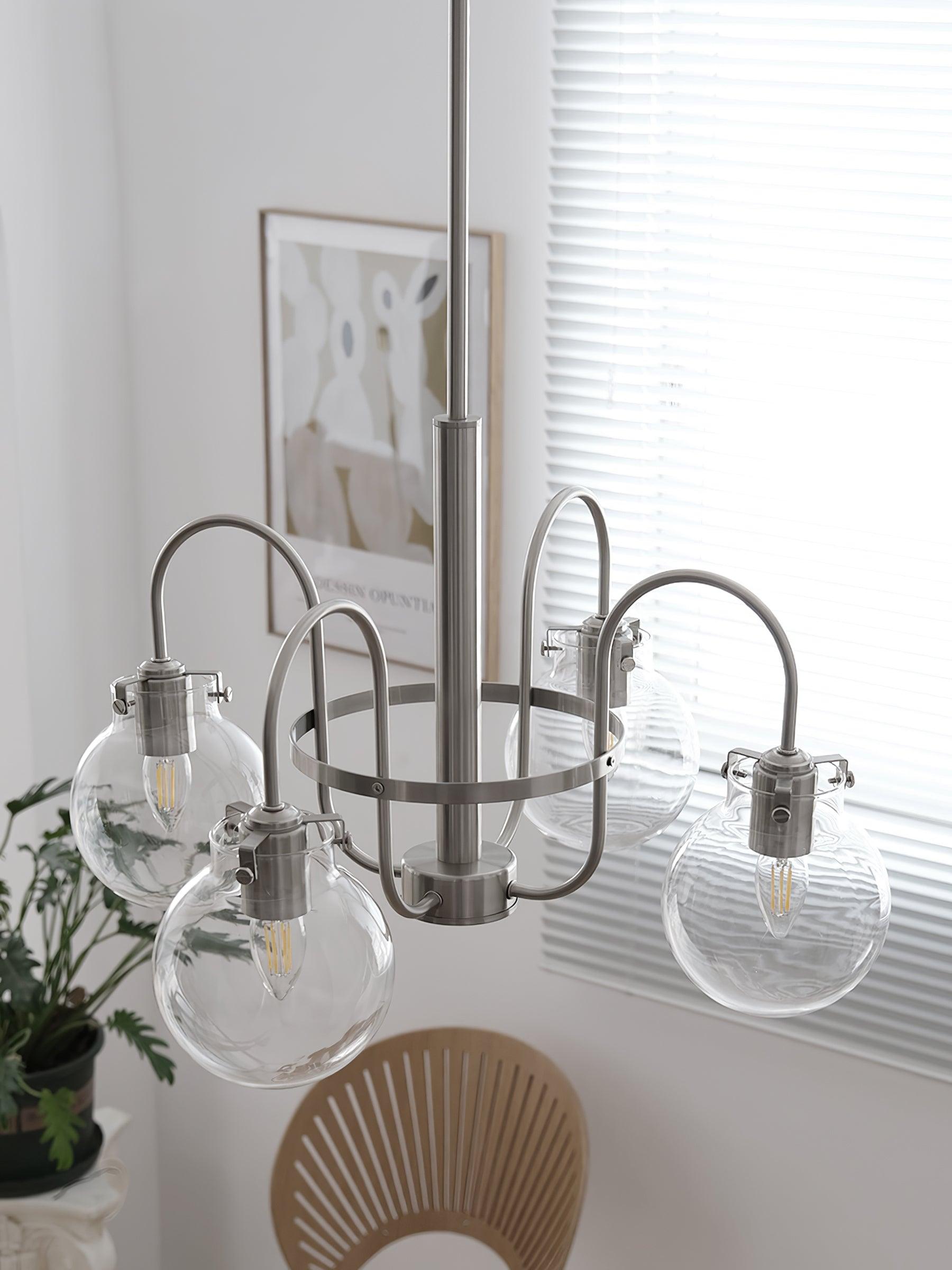 Verinyra Premium Nordic Art Glass Metal Chandelier - Blowlighting