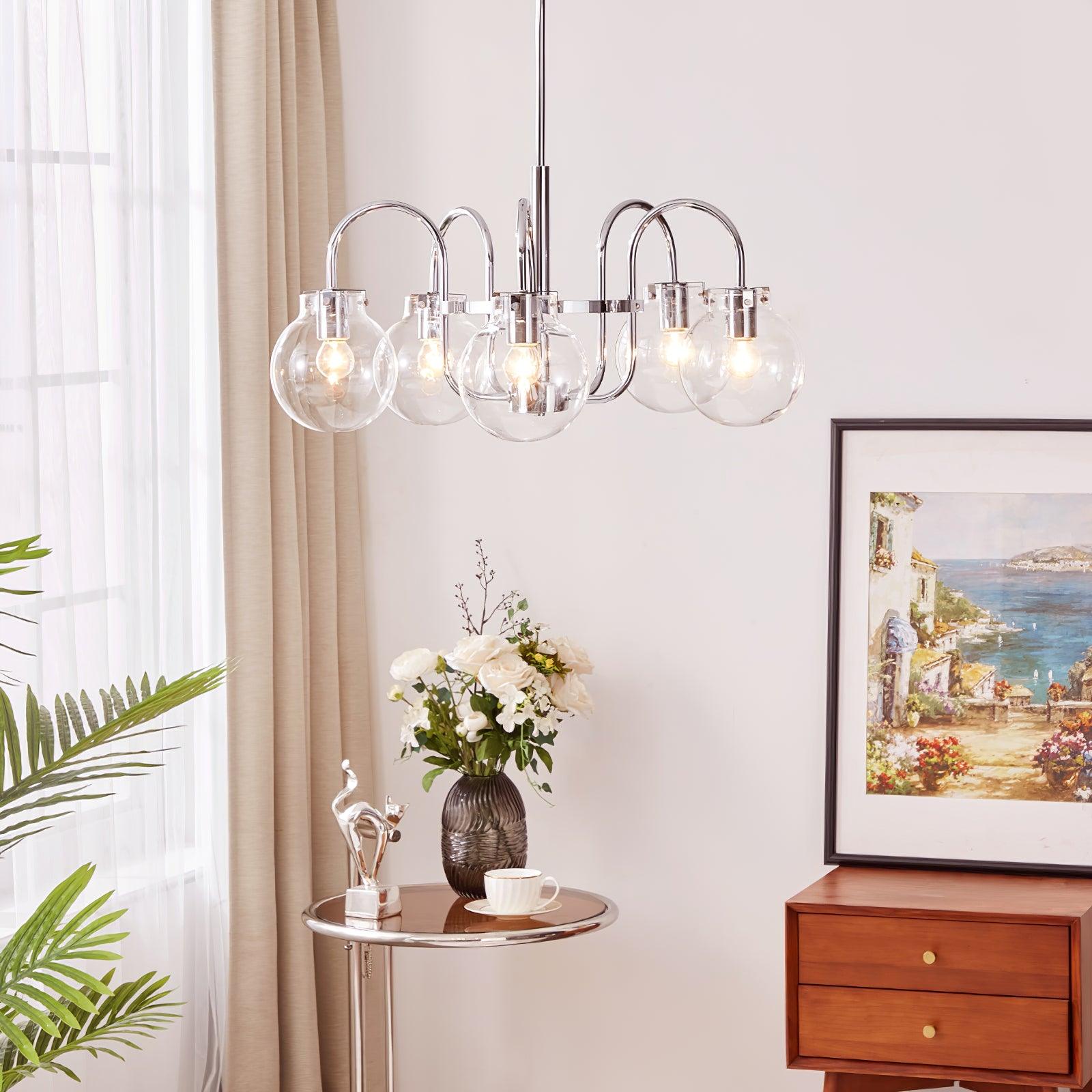 Verinyra Premium Nordic Art Glass Metal Chandelier - Blowlighting
