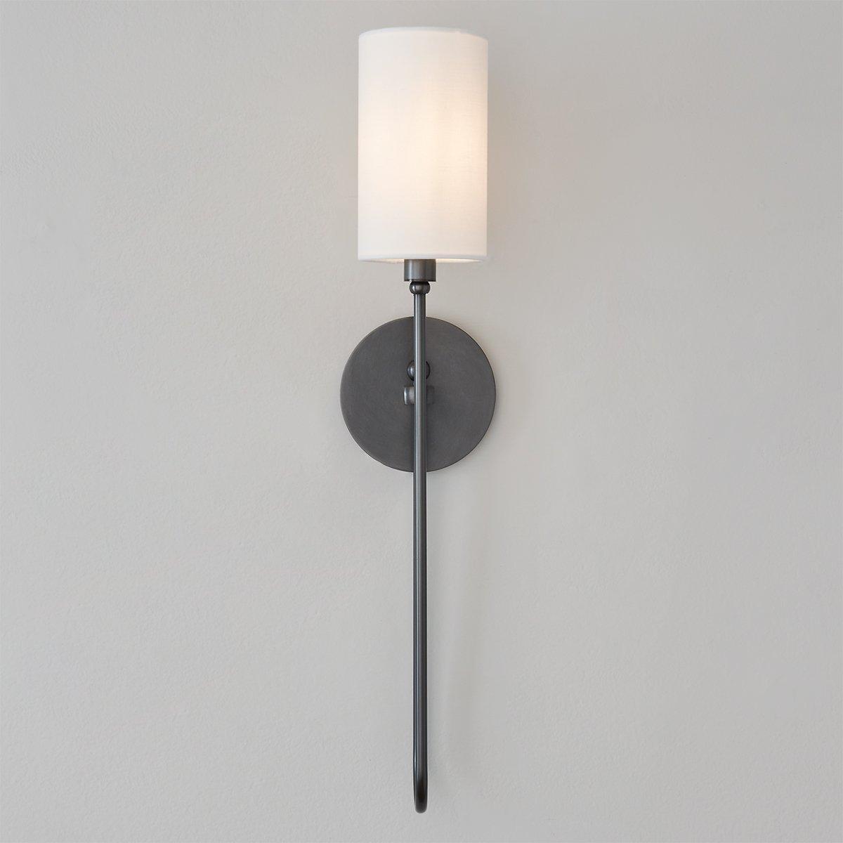 Syvineth Modern Minimalist Brass Fabric Wall Lamp - Lamp Copper