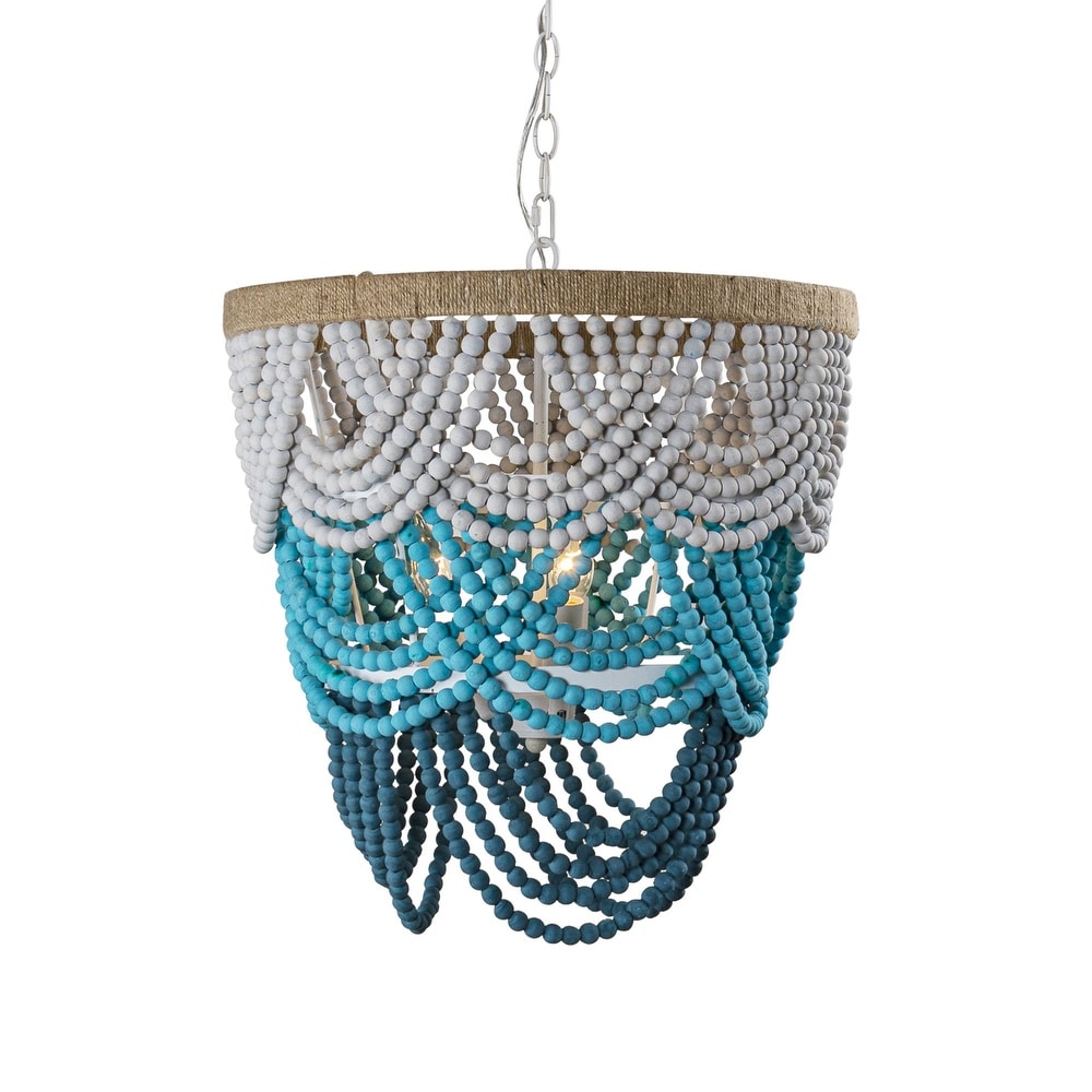 Alshaila Postmodern Luxury Wooden Metal Chandelier - Lamp Copper