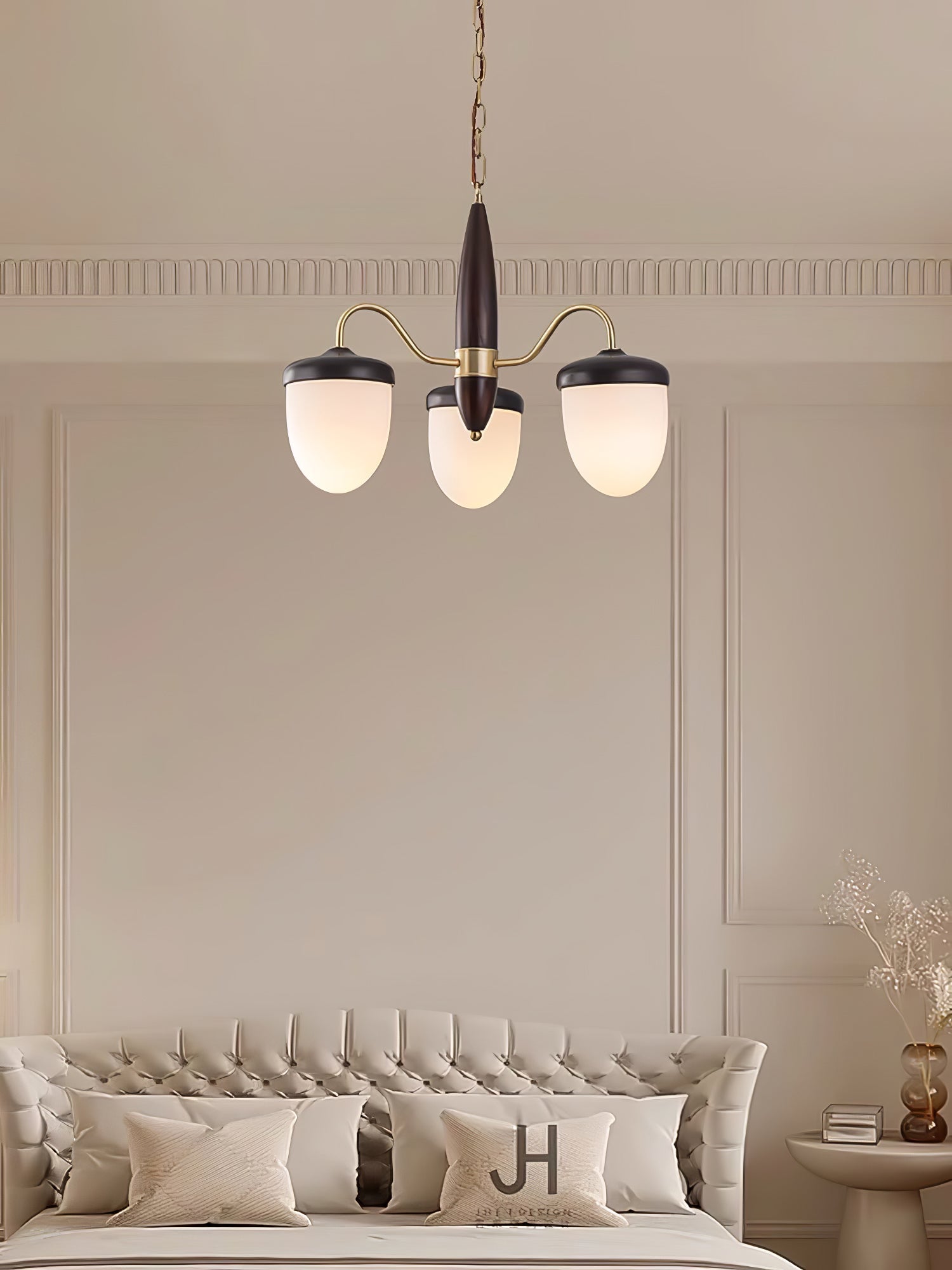 Aurora Chandelier Capsule Arm Rustic - Blowlighting