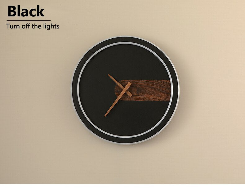 Applique Murale Métal/Bois Ronde Scandinave, Salon