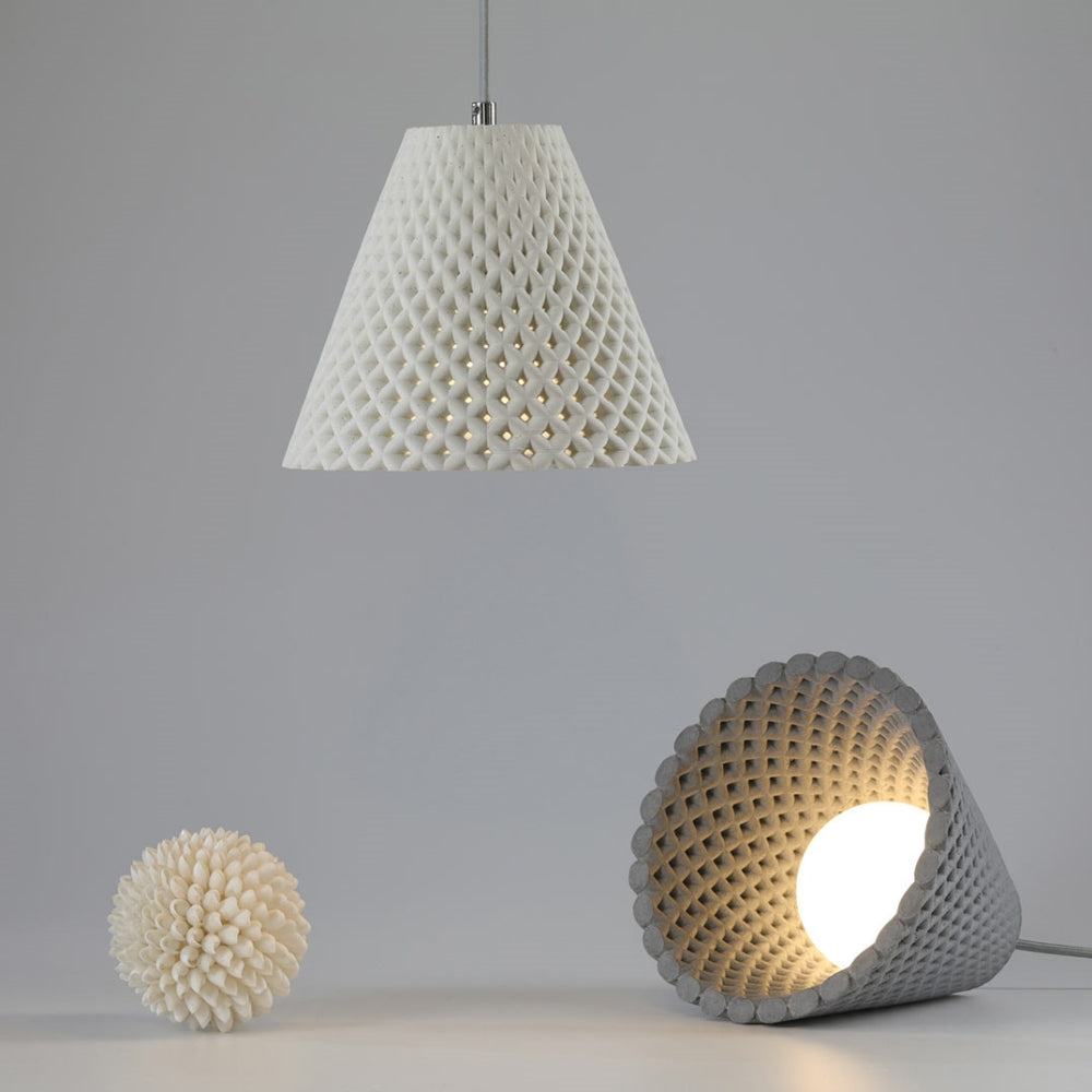 Valentina Moderne Cône Tissu Forme Suspension Chambre à Coucher Salle à Manger