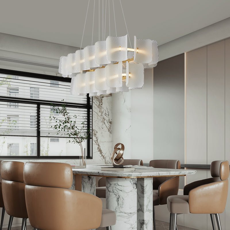 Helios Rectangle Pendant Lamp - Blowlighting