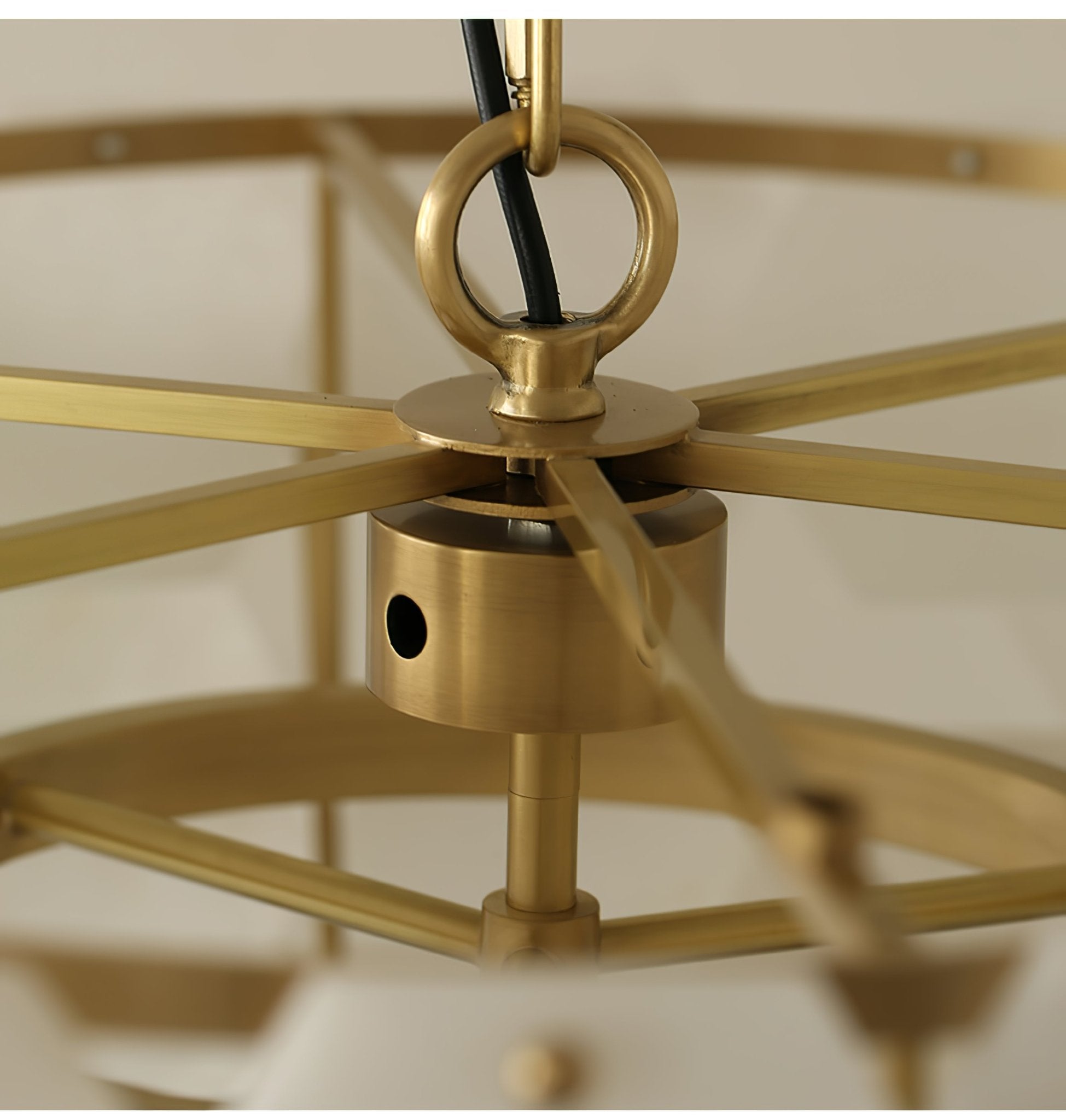 Evenaris Honeycomb Alabaster Chandelier - Letslighting